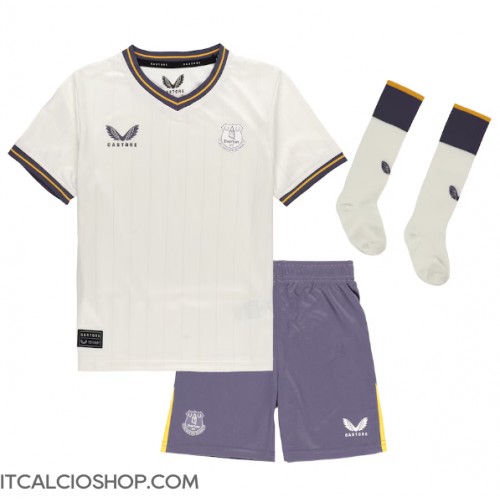 Everton Dominic Calvert-Lewin #9 Terza Maglia Bambino 2024-25 Manica Corta (+ Pantaloni corti)